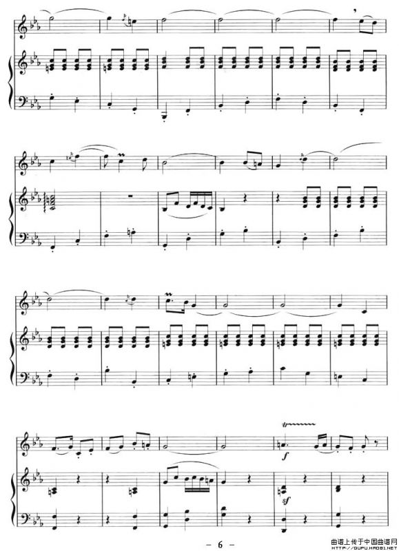 向往（曲笛+钢琴）