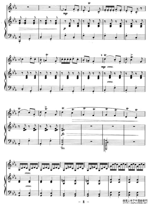 向往（曲笛+钢琴）