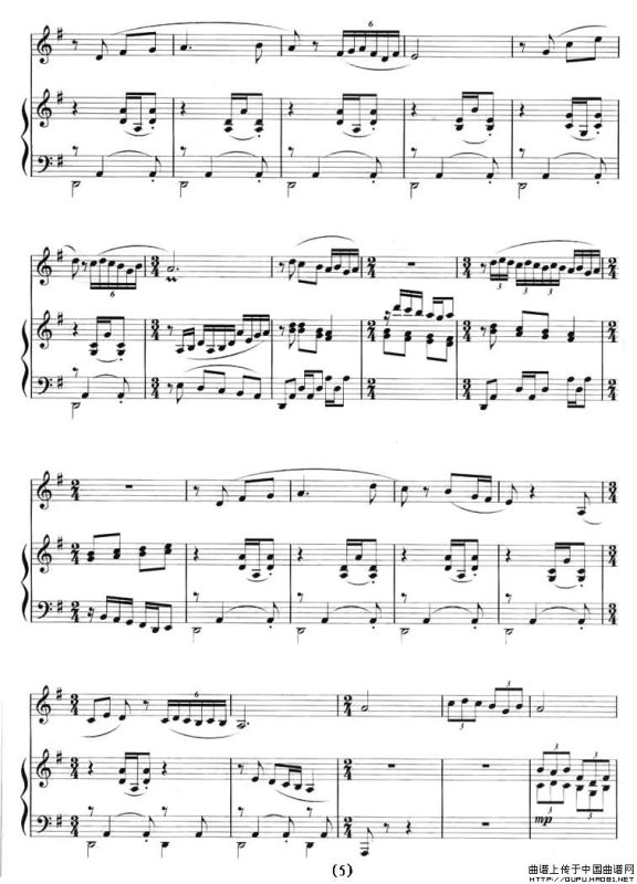 楼兰恋歌（十孔笛+钢琴)）