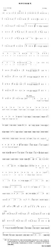 帕米尔的春天（李大同编曲版）