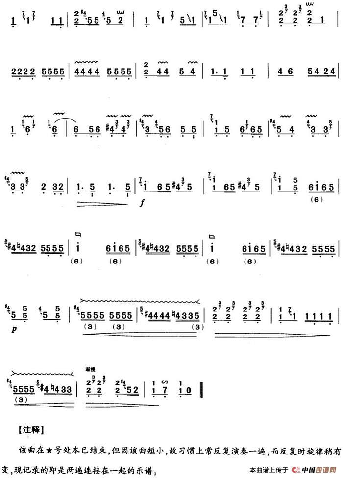 河南板头曲：叹颜回（古筝）