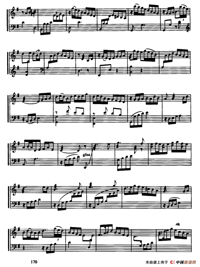 茉莉芬芳（五线谱）