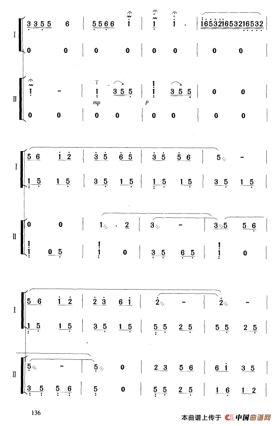 采莲（古筝二重奏）