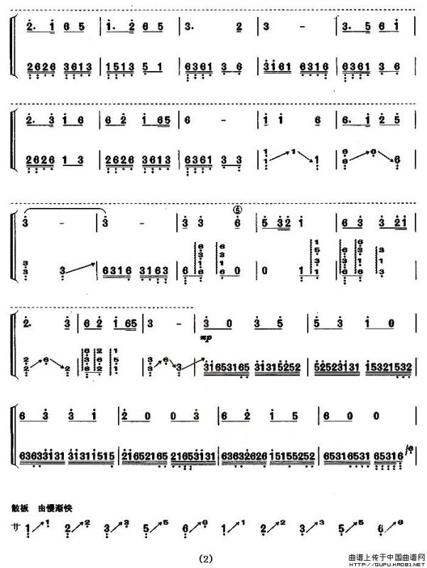 雪山春晓（【上海筝会】考级六级曲目）