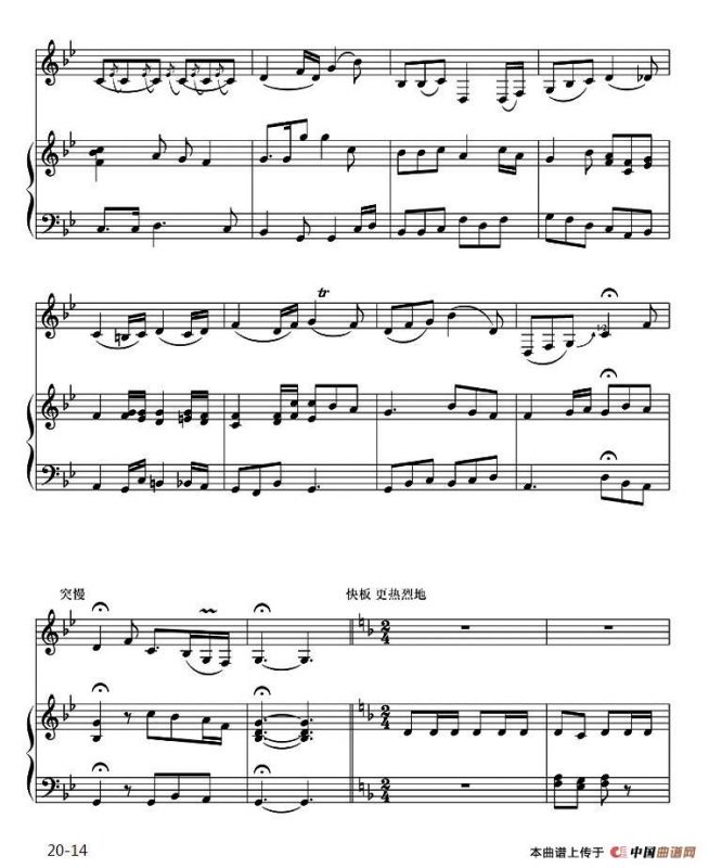 萨尔图畅想曲（二胡独奏+钢琴伴奏）