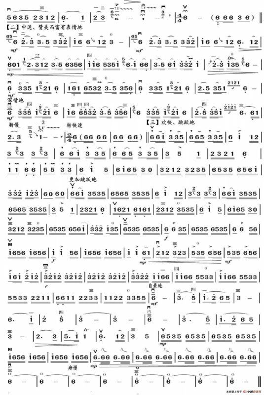 奔驰在千里草原（王健民制谱版）