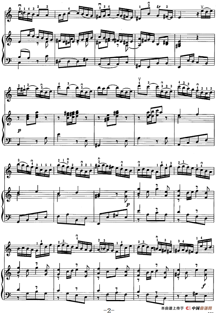 a小调协奏曲 第一乐章（二胡+钢琴伴奏）