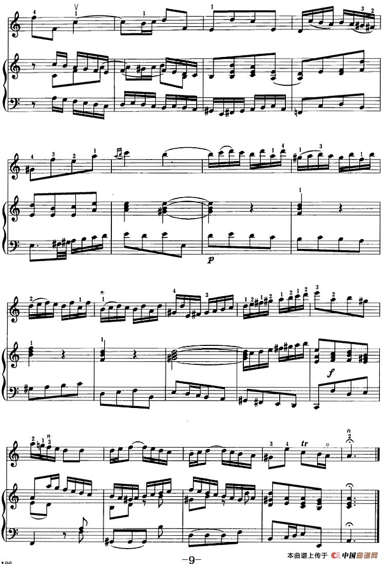 a小调协奏曲 第一乐章（二胡+钢琴伴奏）