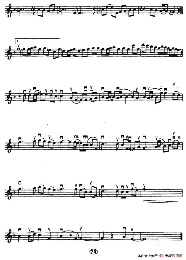 挥着翅膀的女孩（五线谱）