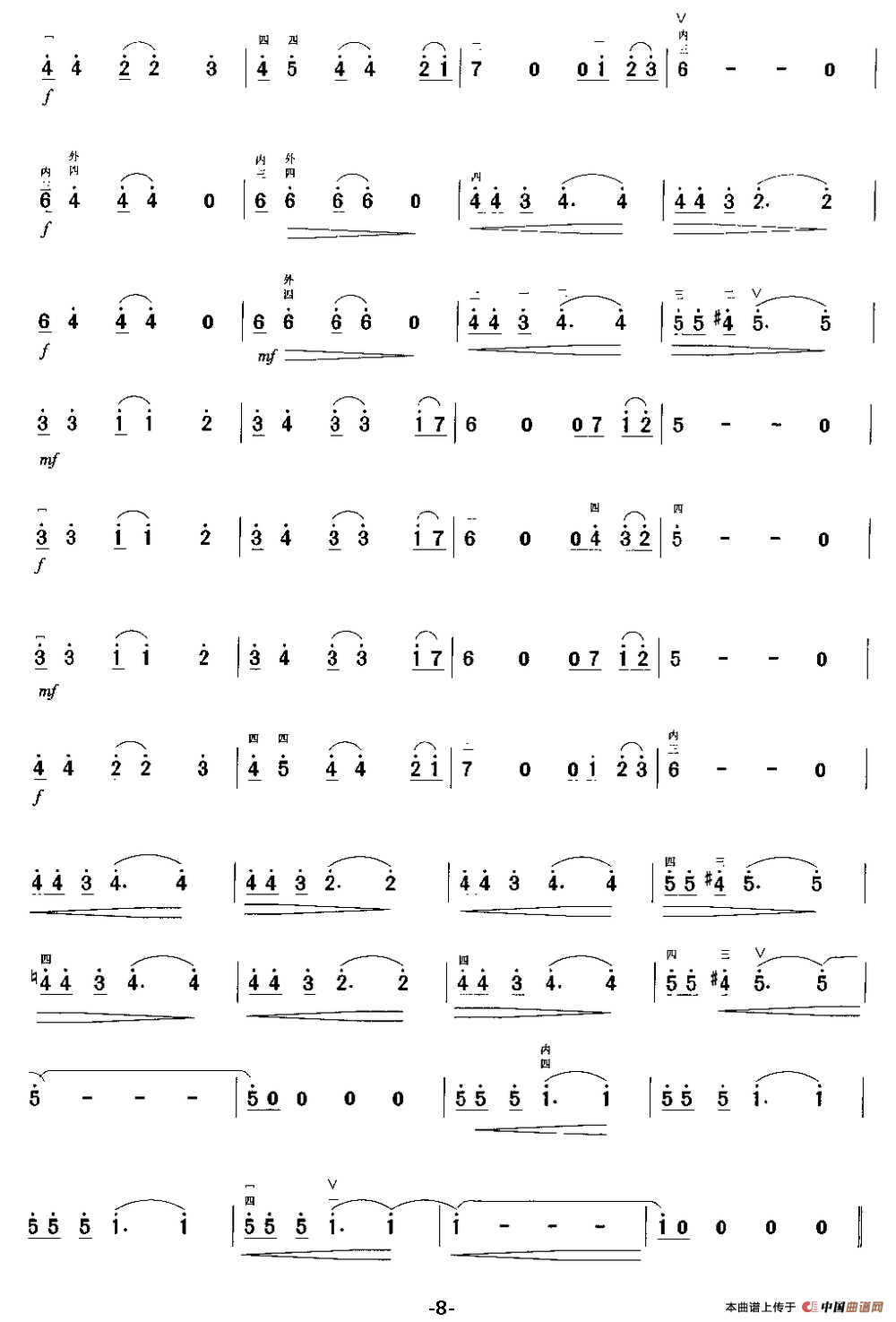 夜晚窗外的吉它声