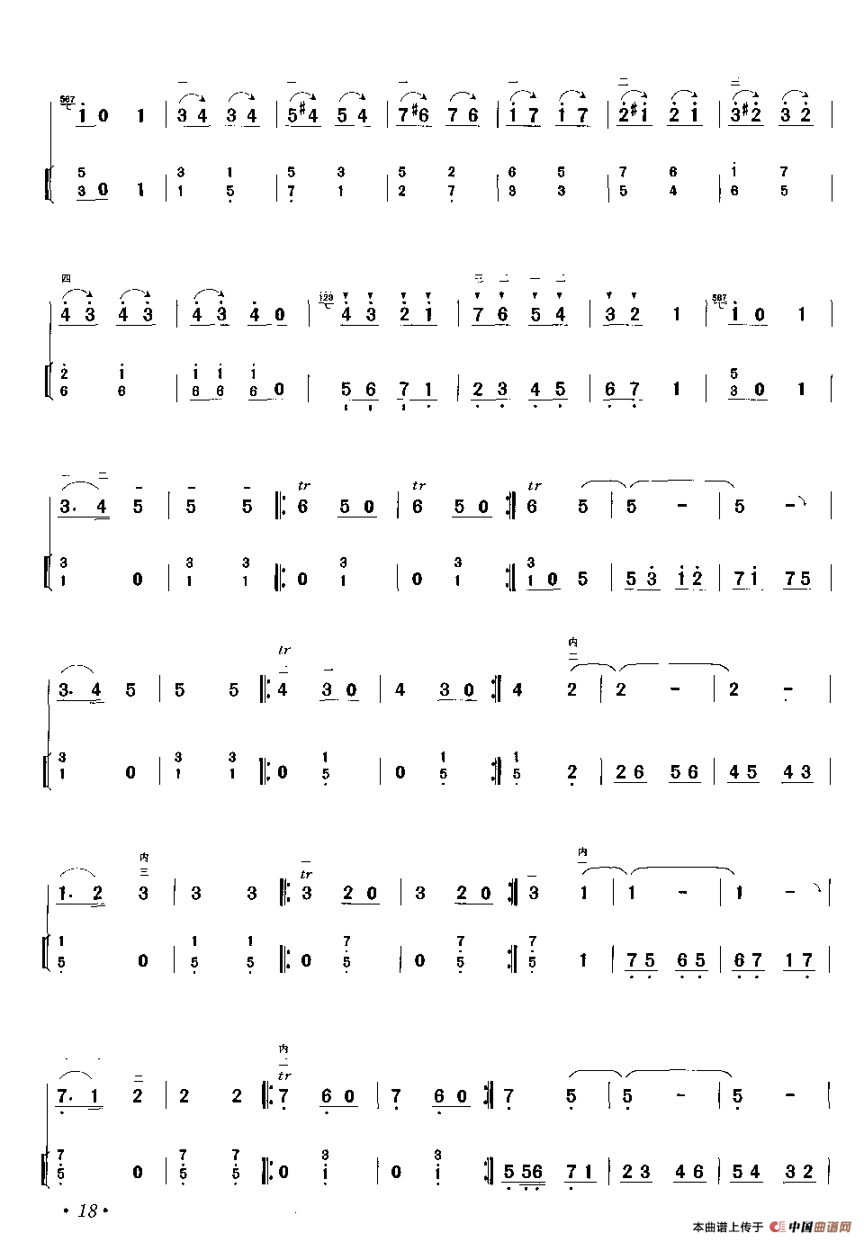 青蛙曲（二胡独奏+扬琴伴奏）