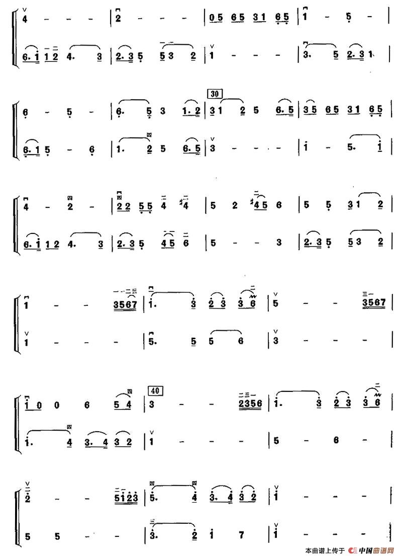 琴情（二胡二重奏）