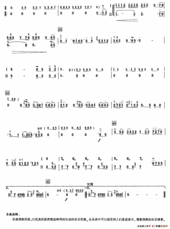 喜迁莺（高胡）