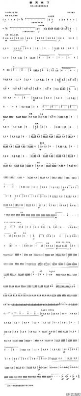 春天来了（高胡、古筝三重奏高胡分谱）