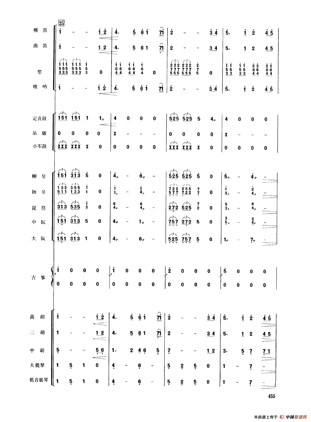 香江情（民乐合奏总谱）
