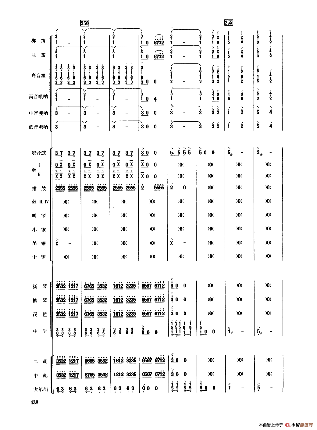 龙腾虎跃（民乐合奏总谱）