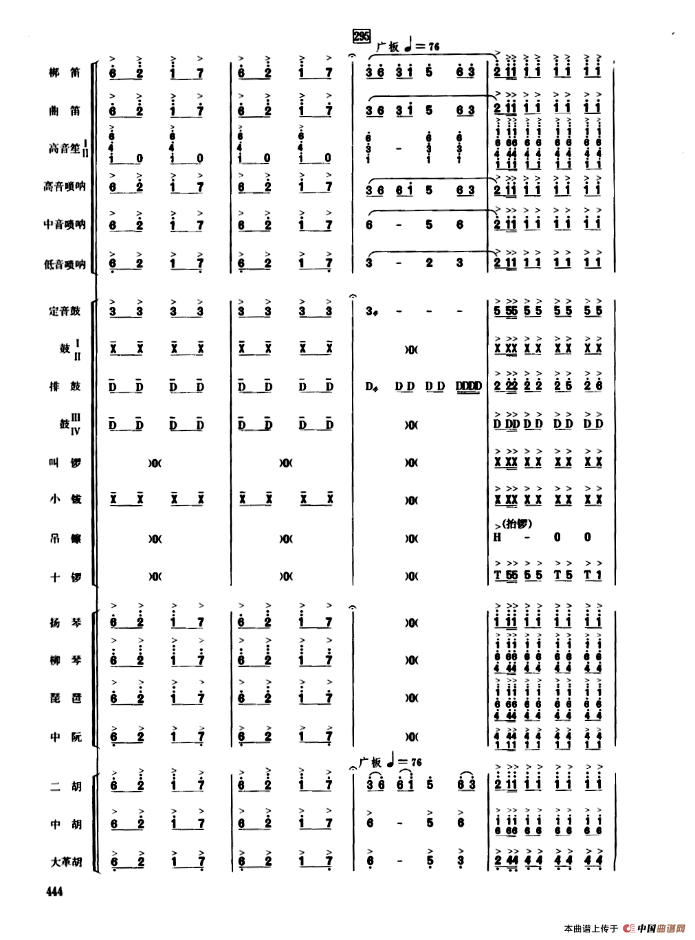 龙腾虎跃（民乐合奏总谱）