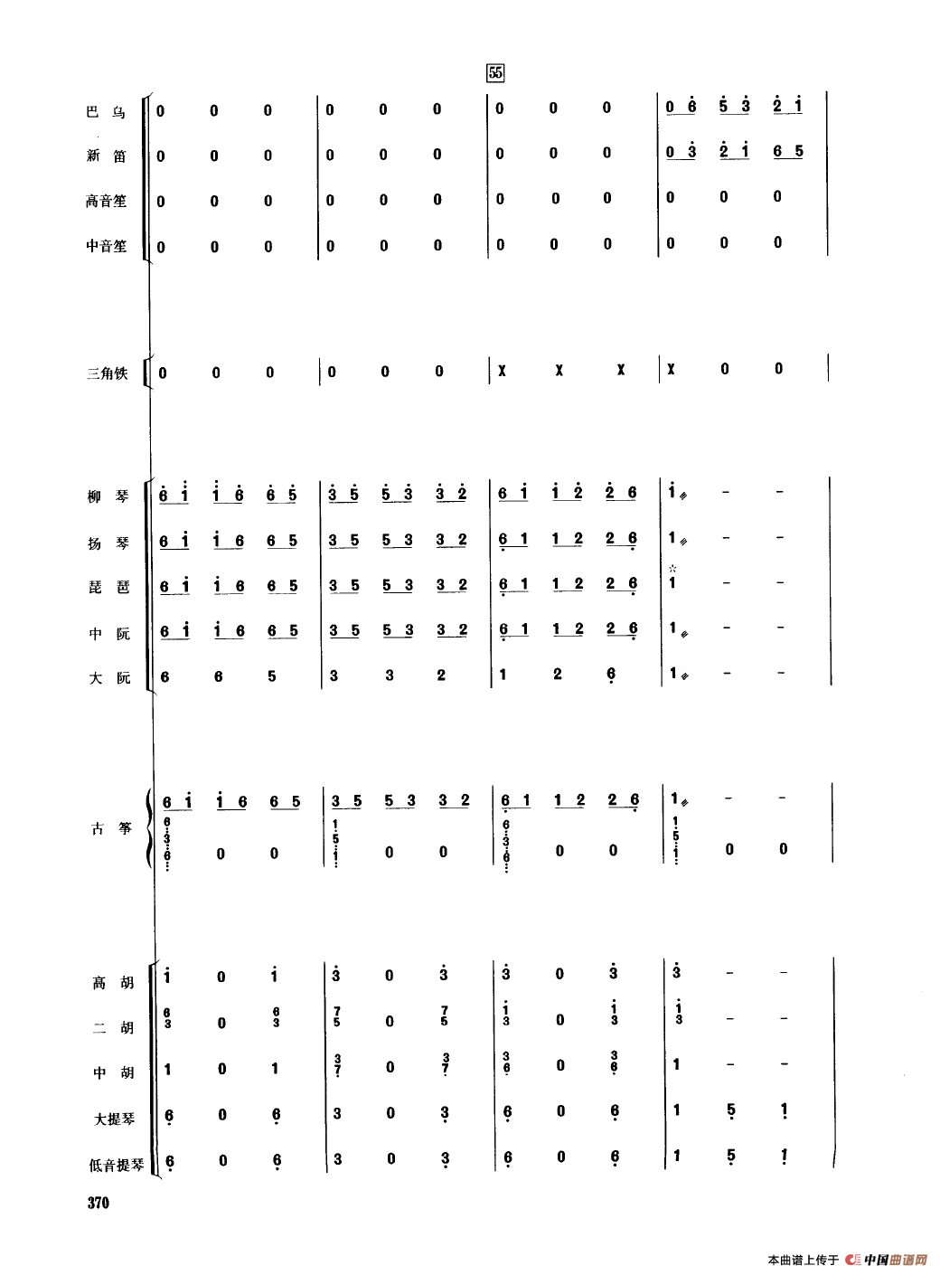 鲜花舞（民乐合奏总谱）