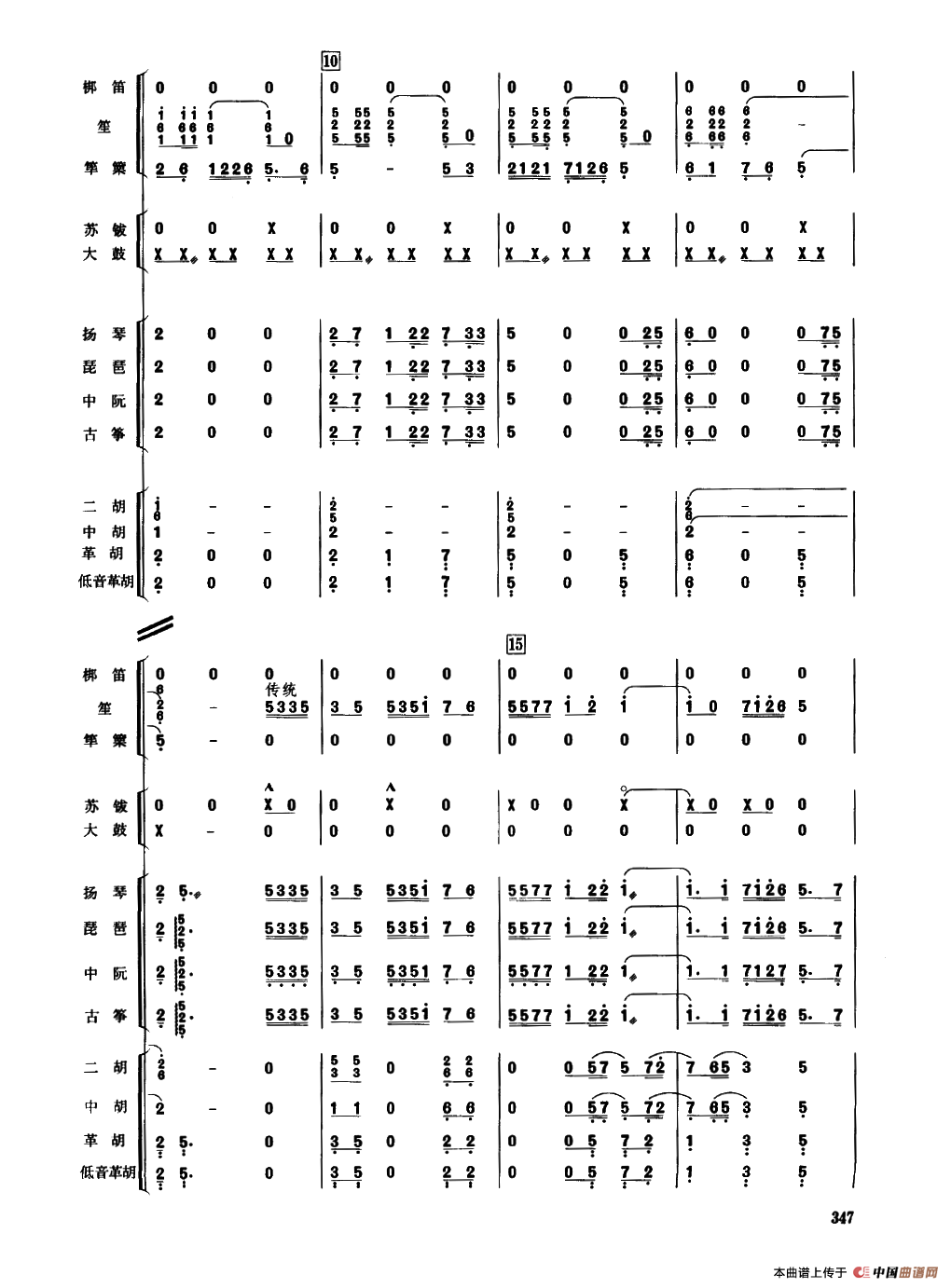 秦王破阵乐（民乐合奏总谱）