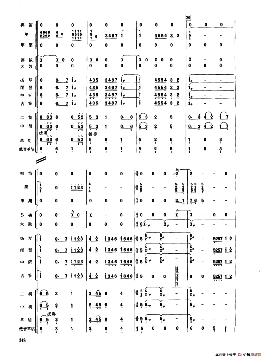 秦王破阵乐（民乐合奏总谱）
