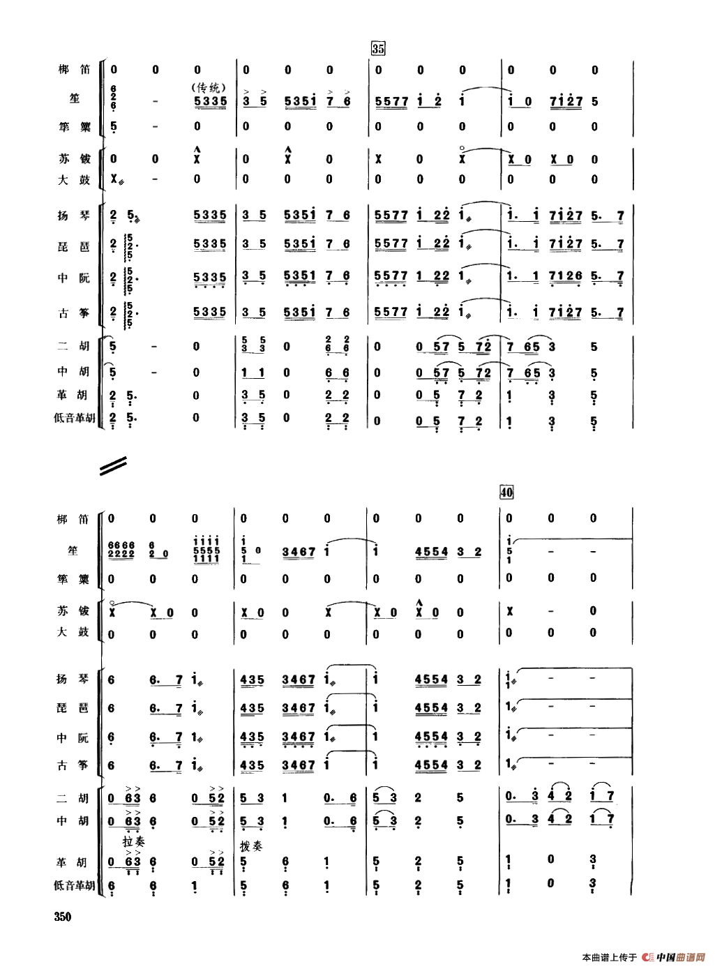 秦王破阵乐（民乐合奏总谱）