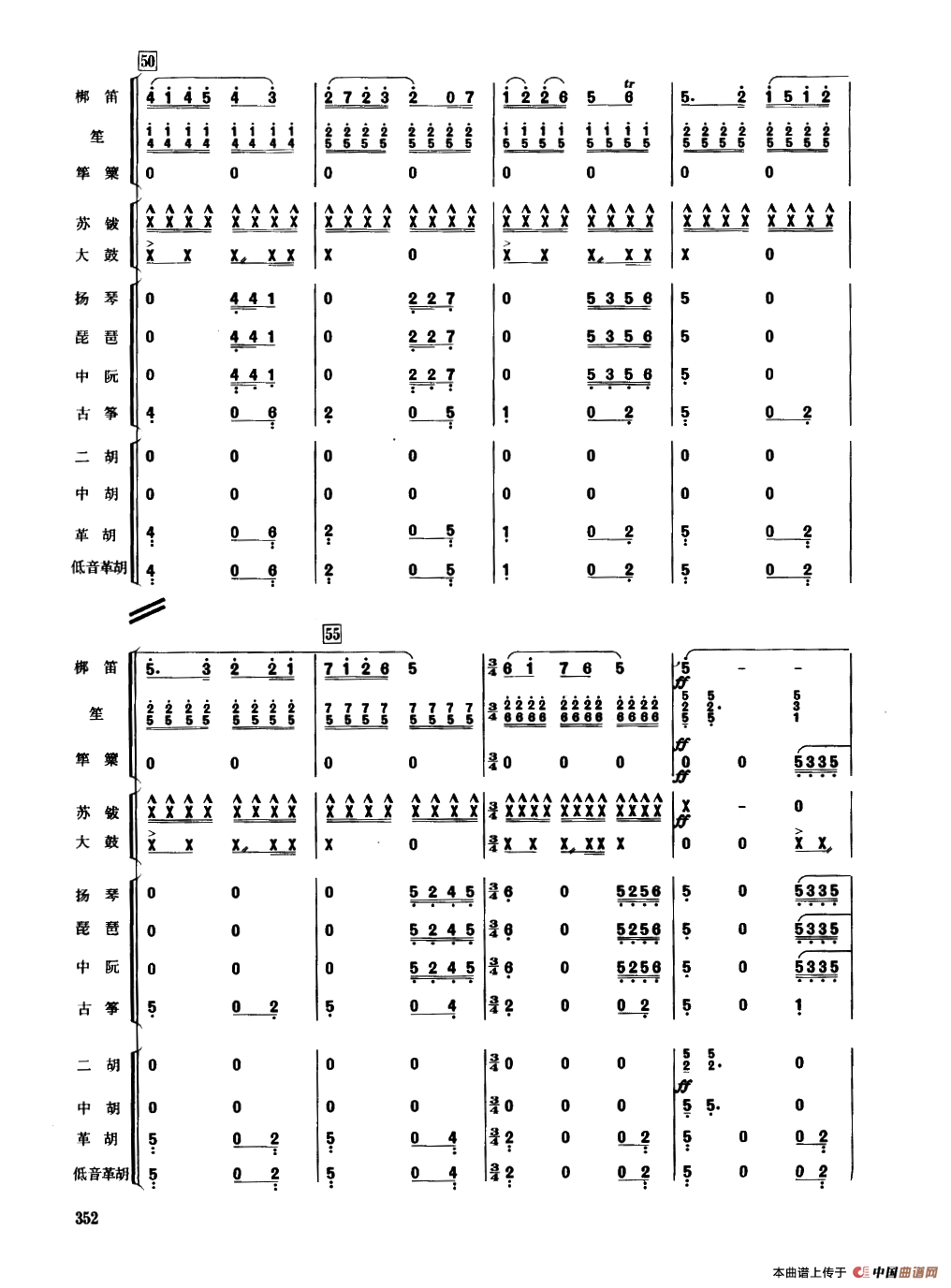 秦王破阵乐（民乐合奏总谱）