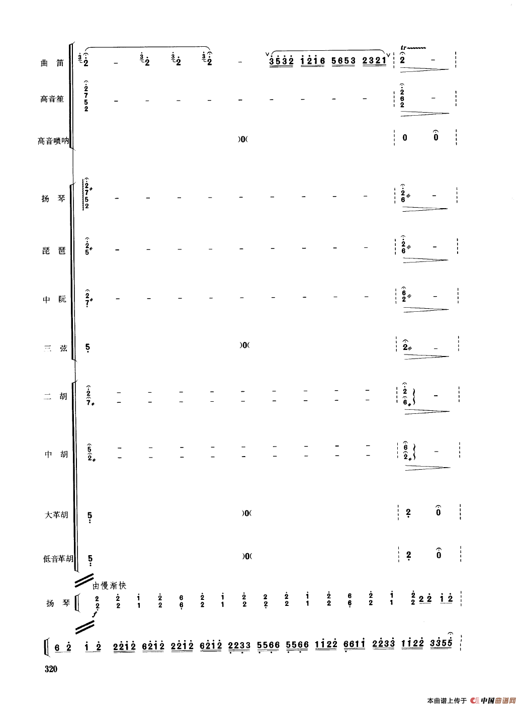 水乡风情（民乐合奏总谱）