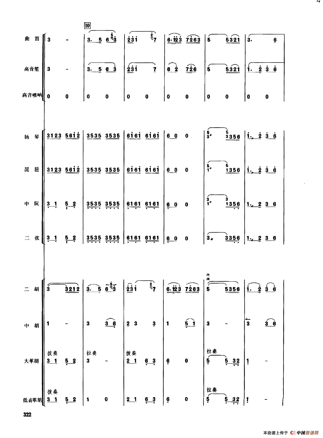 水乡风情（民乐合奏总谱）