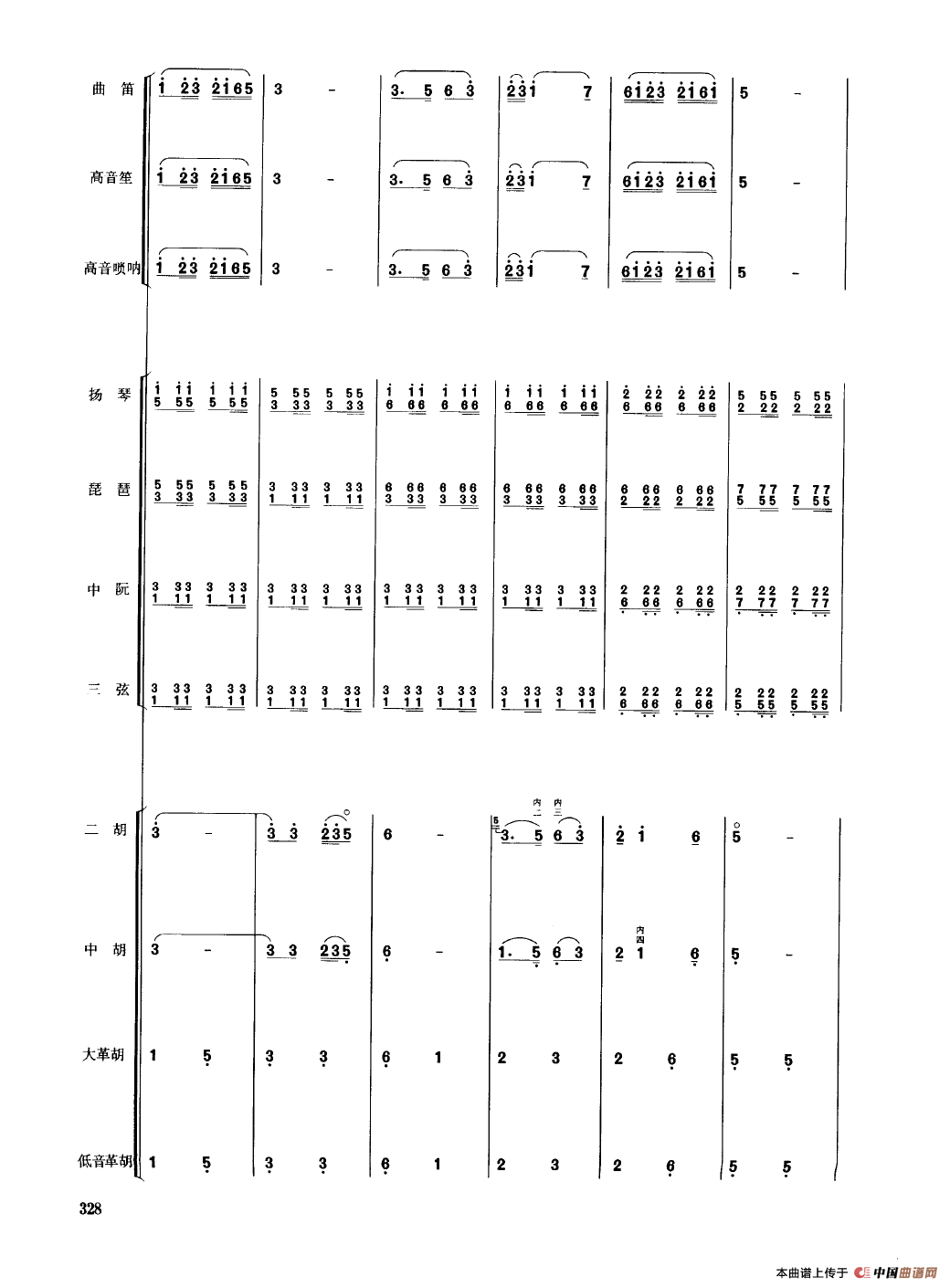 水乡风情（民乐合奏总谱）