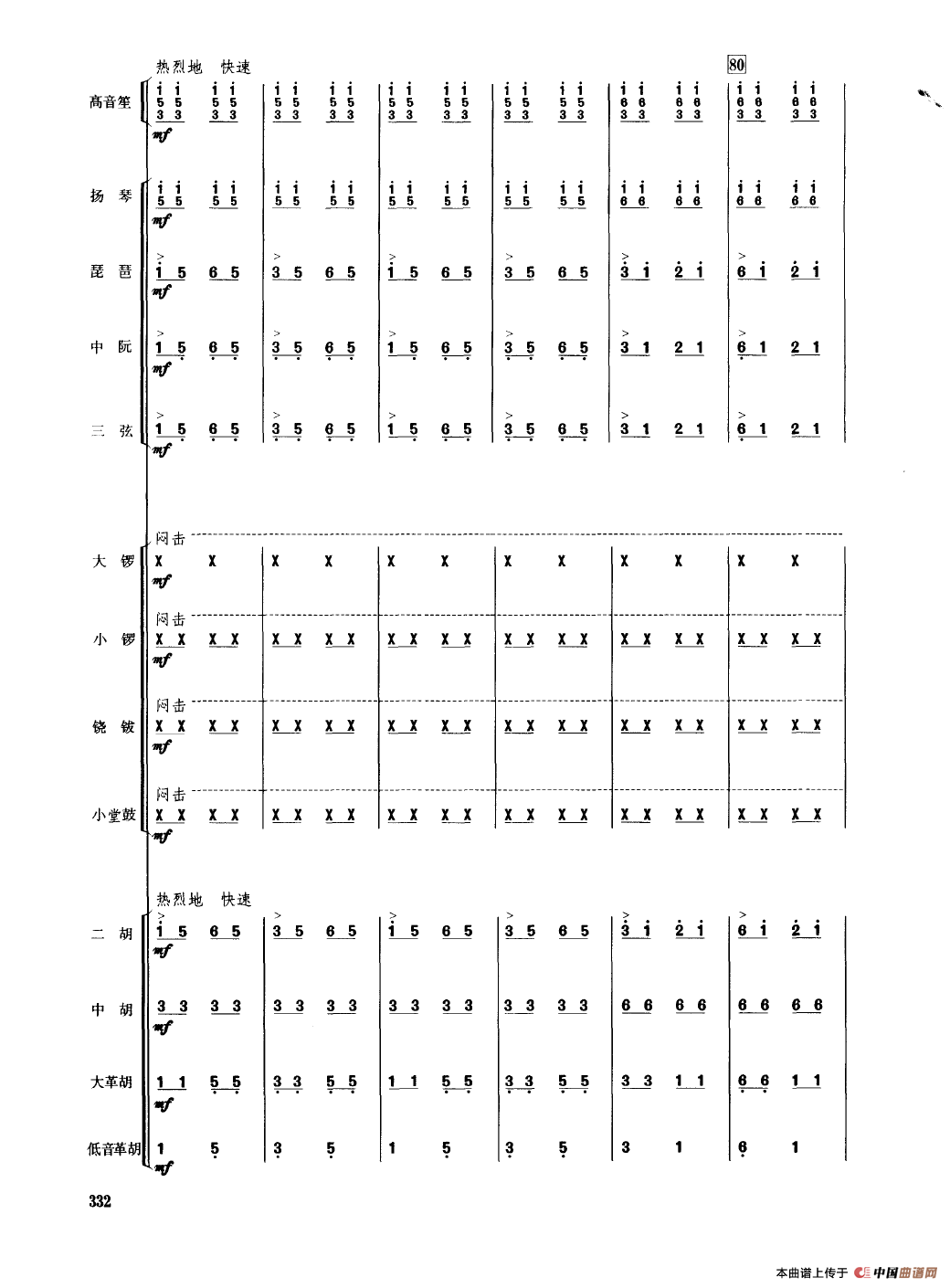 水乡风情（民乐合奏总谱）