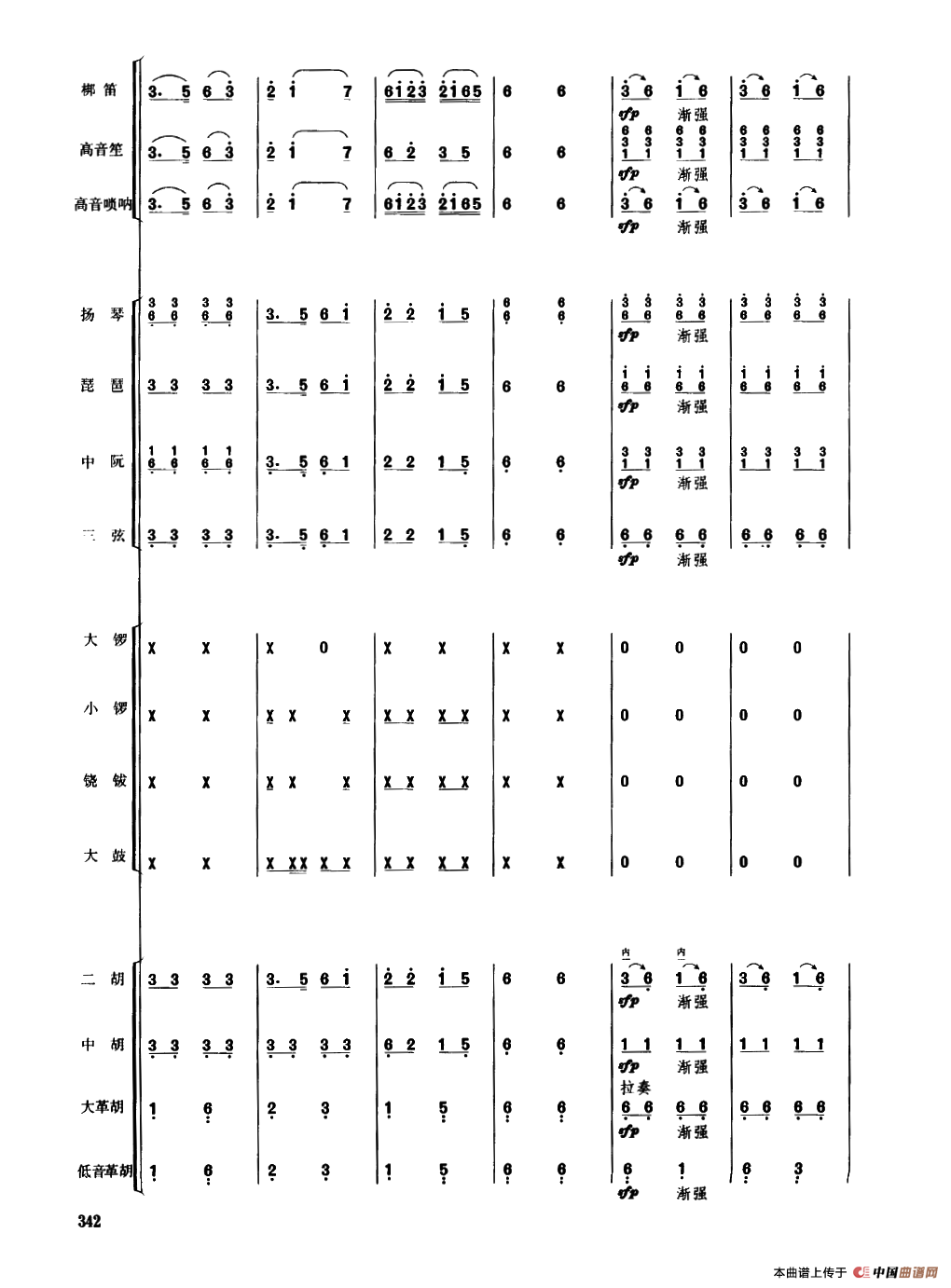 水乡风情（民乐合奏总谱）