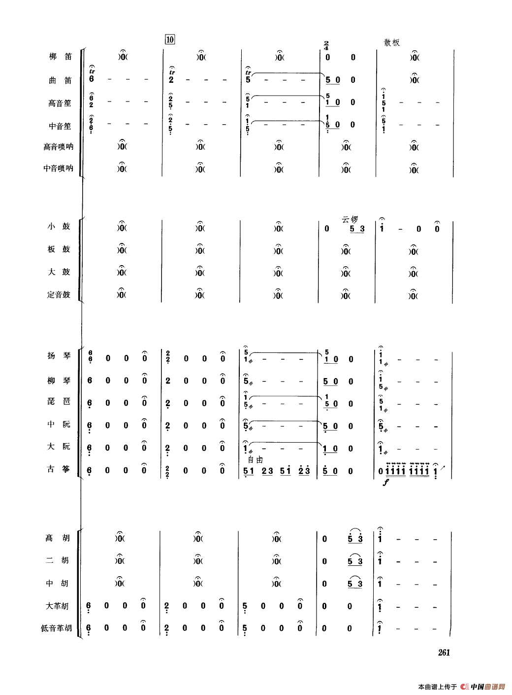 大野芳菲（民乐合奏总谱）