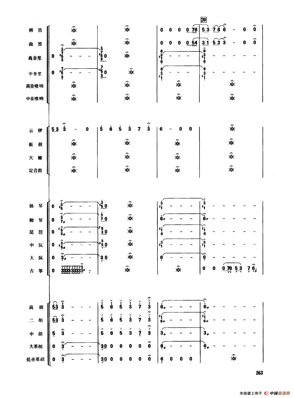 大野芳菲（民乐合奏总谱）