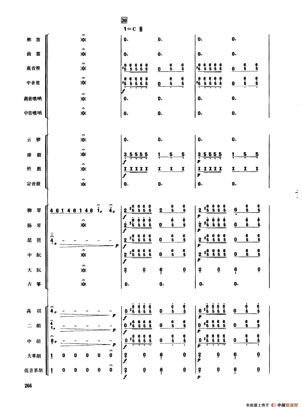 大野芳菲（民乐合奏总谱）