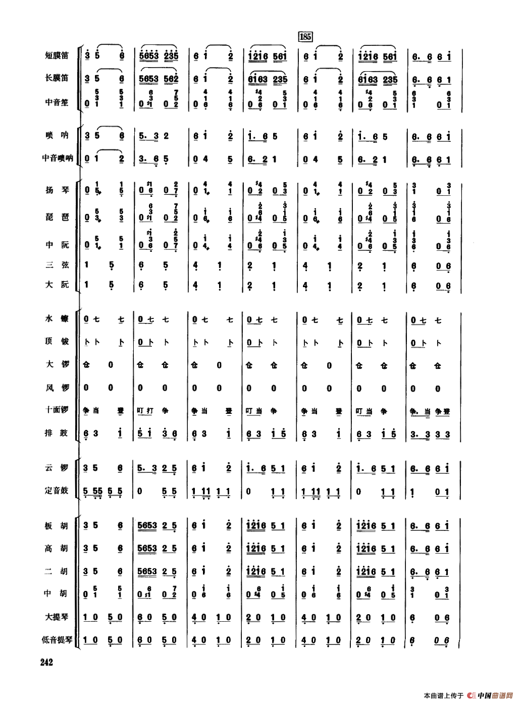 丰收锣鼓（民乐合奏总谱）