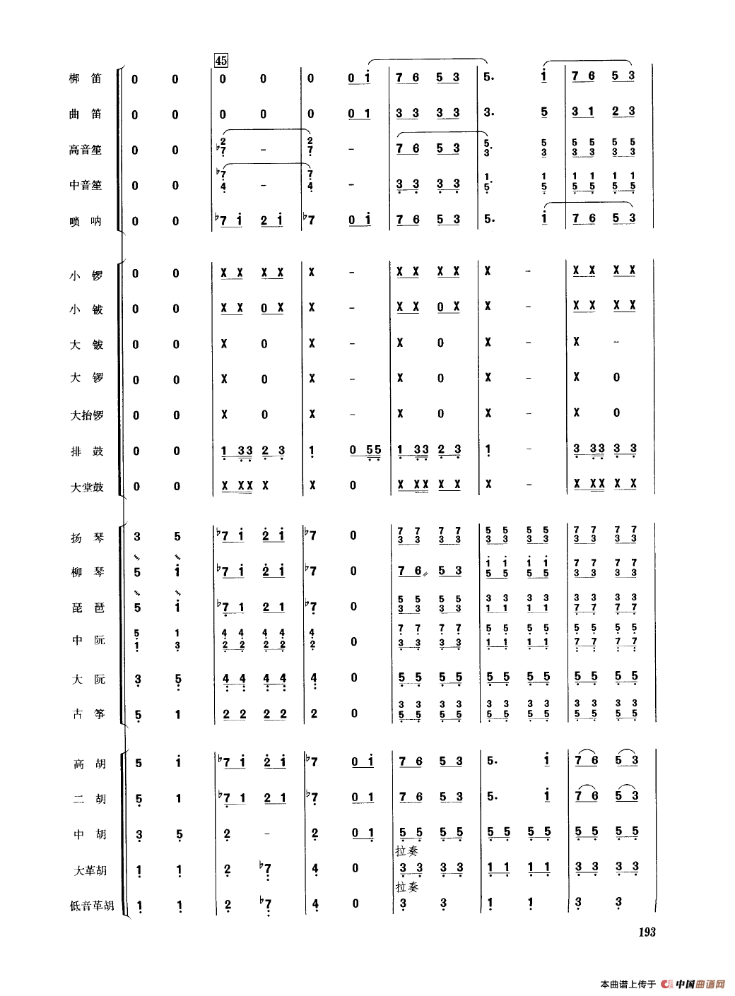 将军令（民乐合奏总谱）