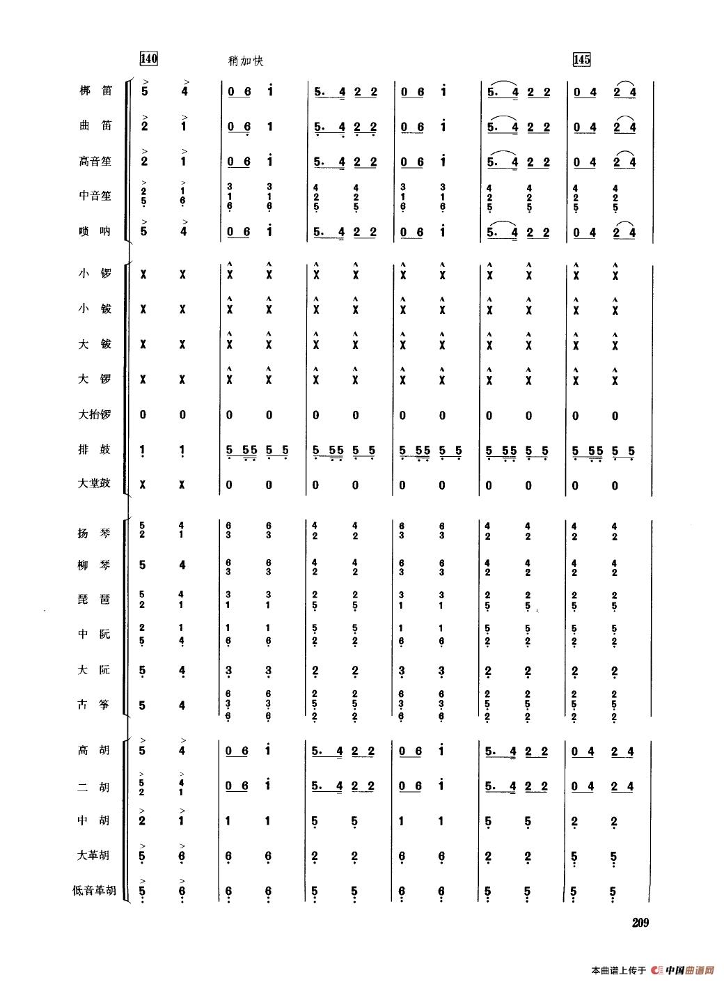 将军令（民乐合奏总谱）