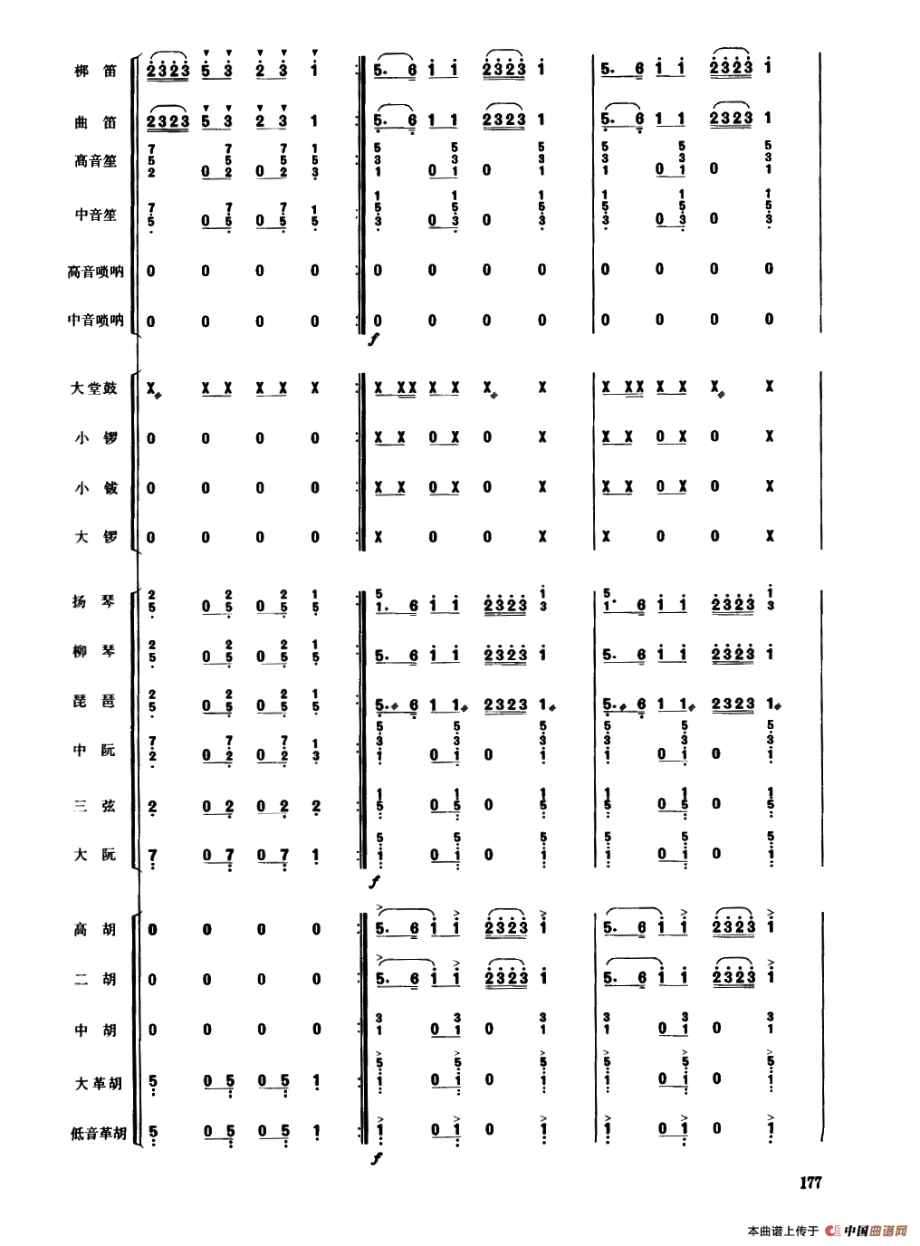 晚会（民乐合奏总谱）