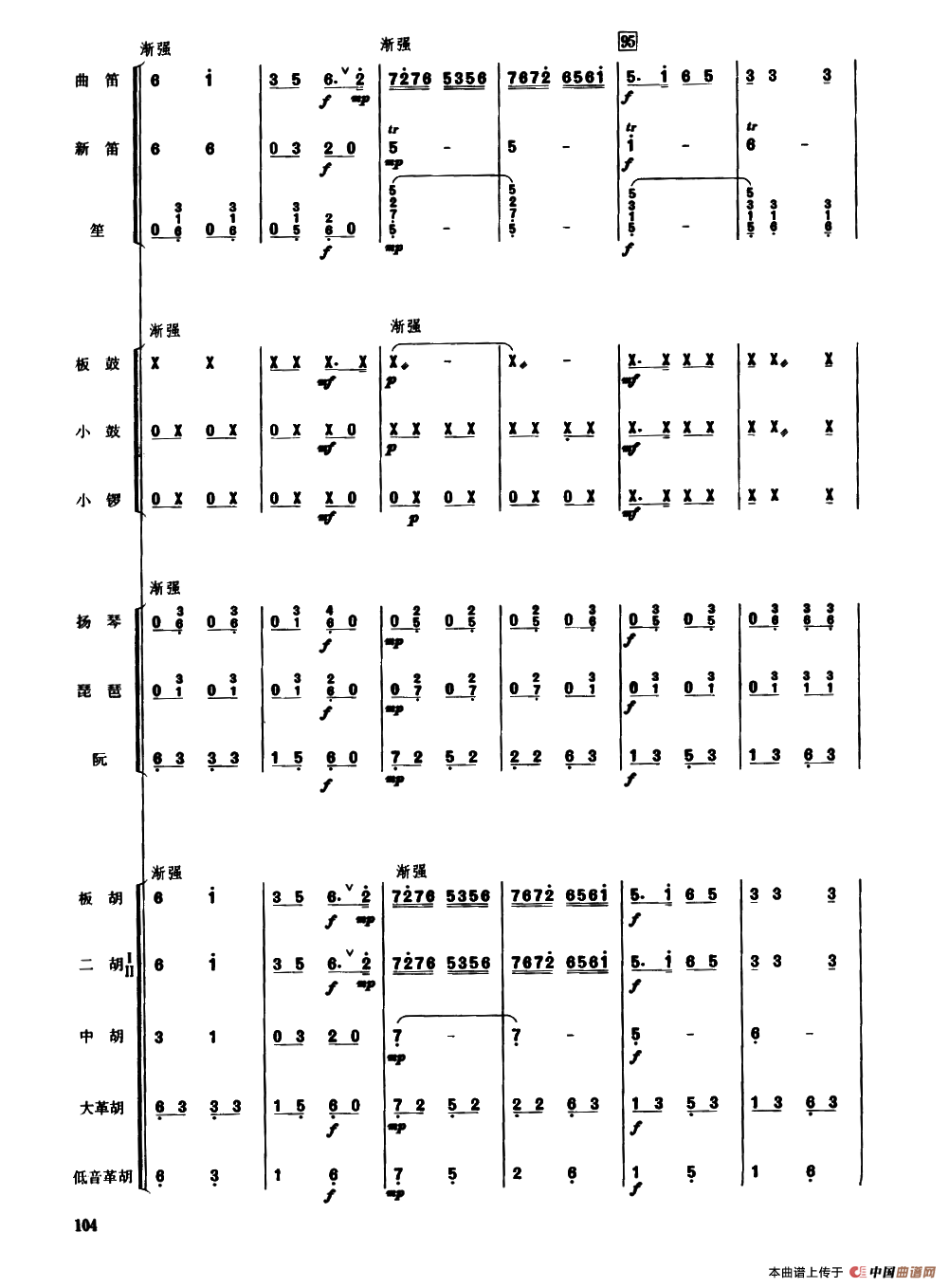 京调（民乐合奏总谱）