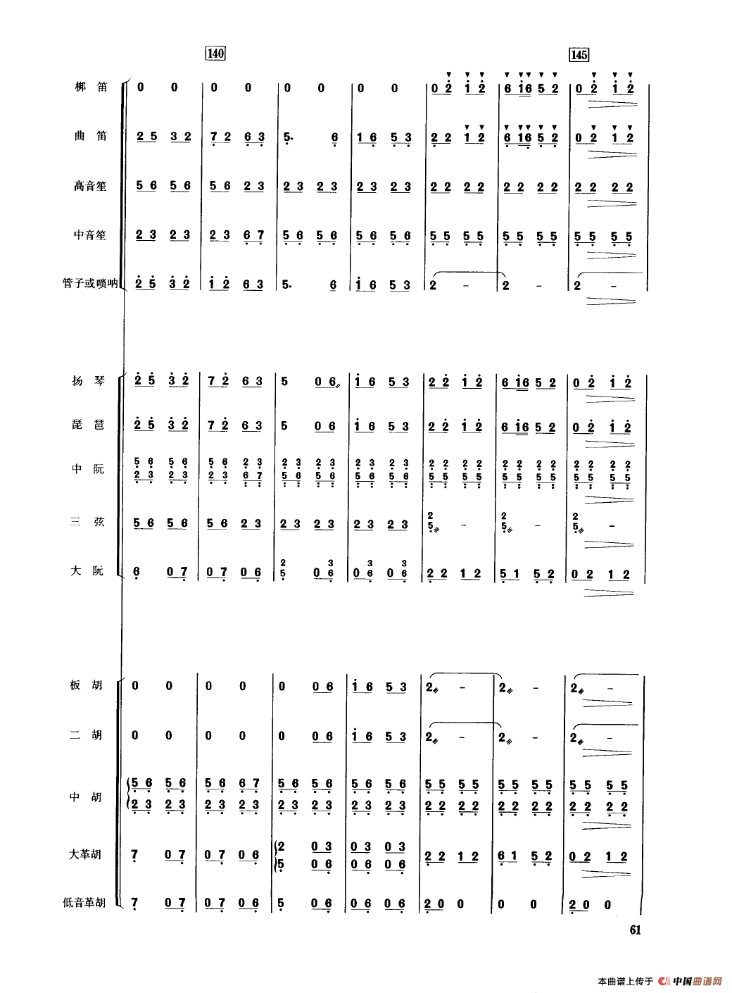翻身的日子（民乐合奏总谱）