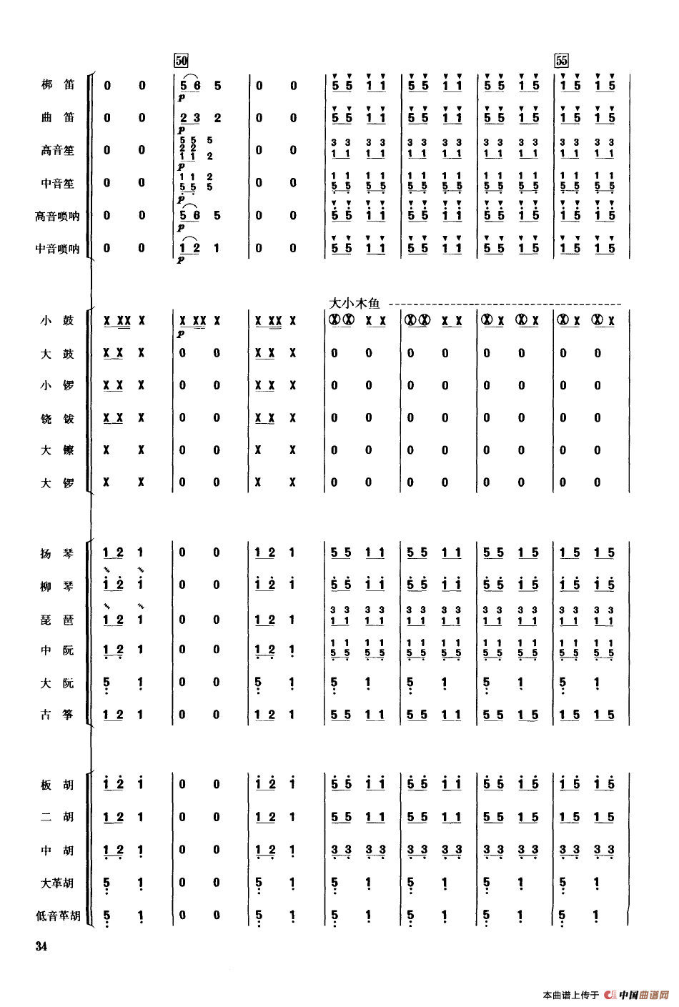 金蛇狂舞（民乐合奏总谱）