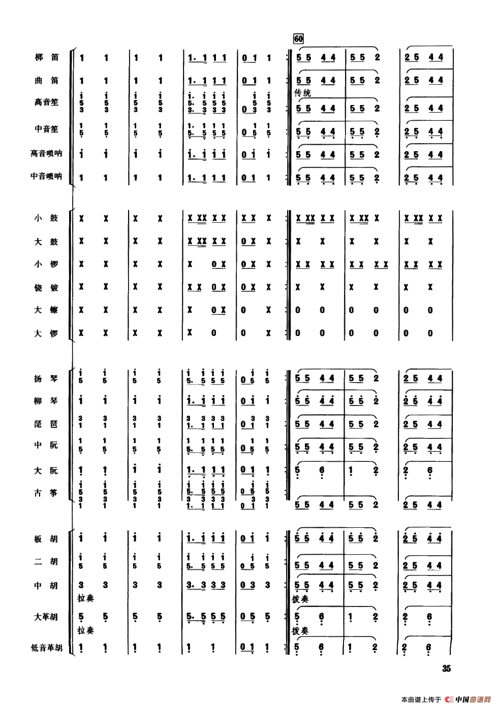 金蛇狂舞（民乐合奏总谱）