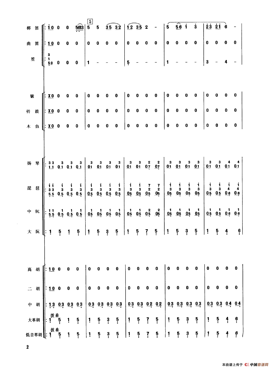 花好月圆（民乐合奏总谱）