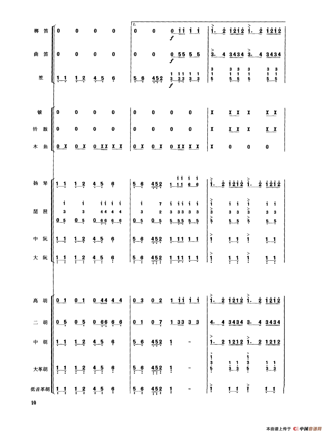 花好月圆（民乐合奏总谱）