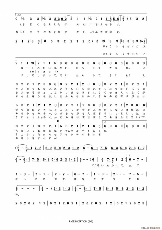 [日]PaⅢ.INCEPTION
