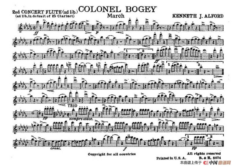 Colonel Bogey（分谱合集）