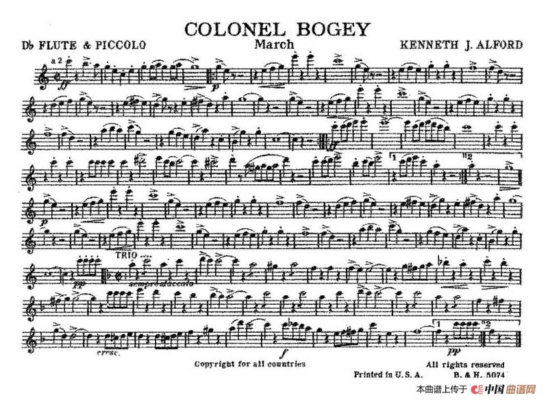 Colonel Bogey（分谱合集）