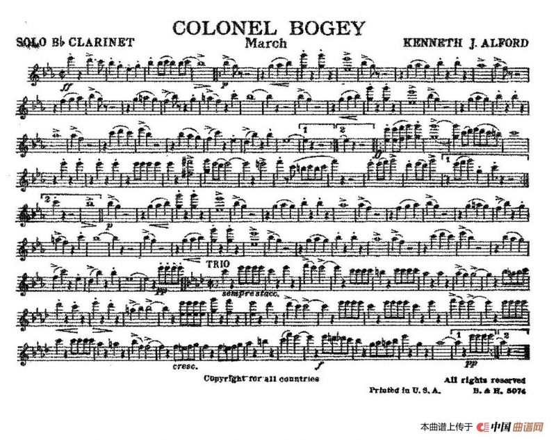 Colonel Bogey（分谱合集）