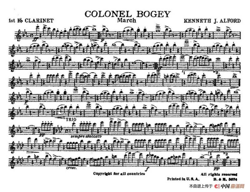 Colonel Bogey（分谱合集）