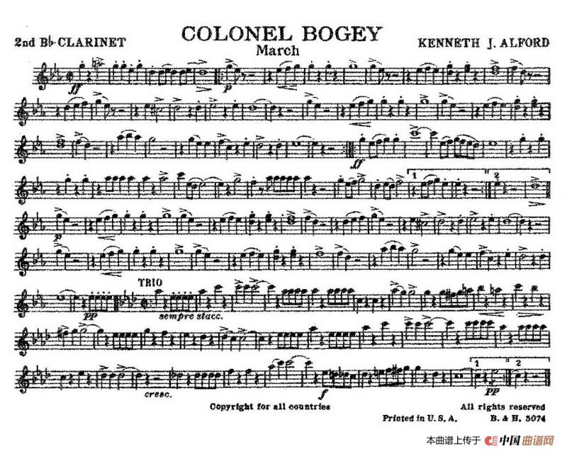 Colonel Bogey（分谱合集）